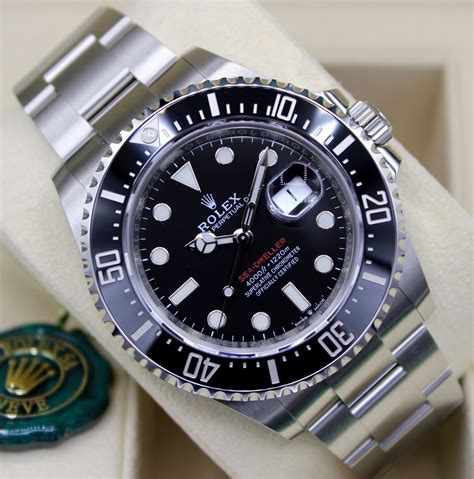 rolex sea dweller single red review|Rolex Sea-Dweller 4000 review.